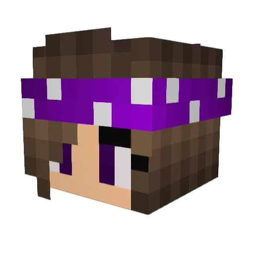 LovableDreams Minecraft avatar head, 3D render