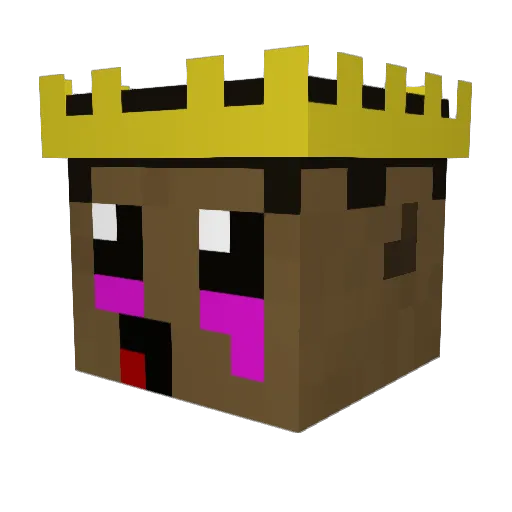Lovacz102 Minecraft avatar head, 3D render