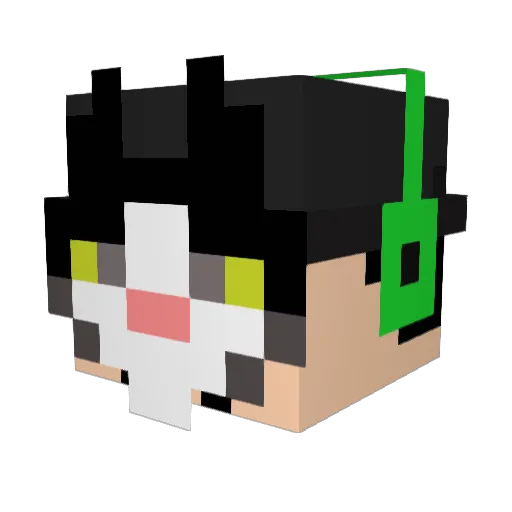 Love0519 Minecraft avatar head, 3D render