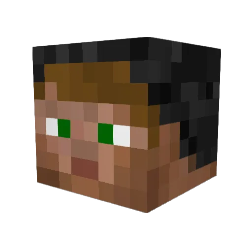 Love4apathy Minecraft avatar head, 3D render
