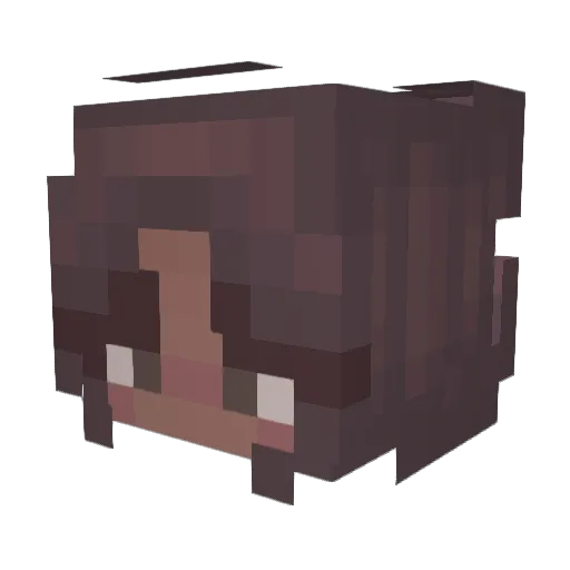 Love8932 Minecraft avatar head, 3D render