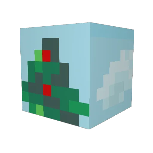 LoveAppleTree Minecraft avatar head, 3D render