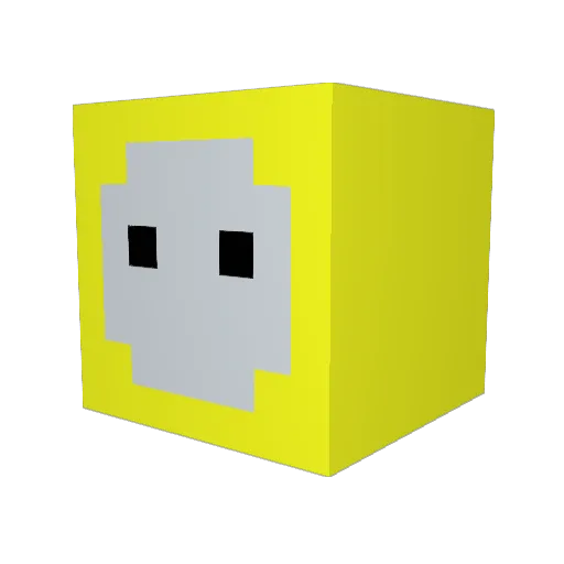LoveHan Minecraft avatar head, 3D render