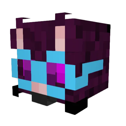 LoveMoltenCheese Minecraft avatar head, 3D render