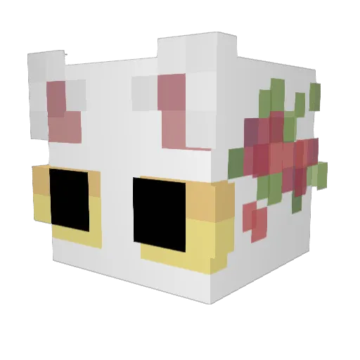 LoveRemielleDan Minecraft avatar head, 3D render