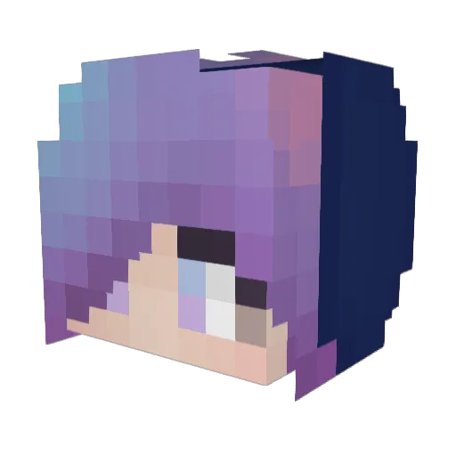 Love_1019 Minecraft avatar head, 3D render