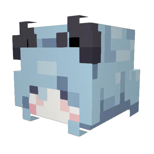 Love_Chan_TV Minecraft avatar head, 3D render