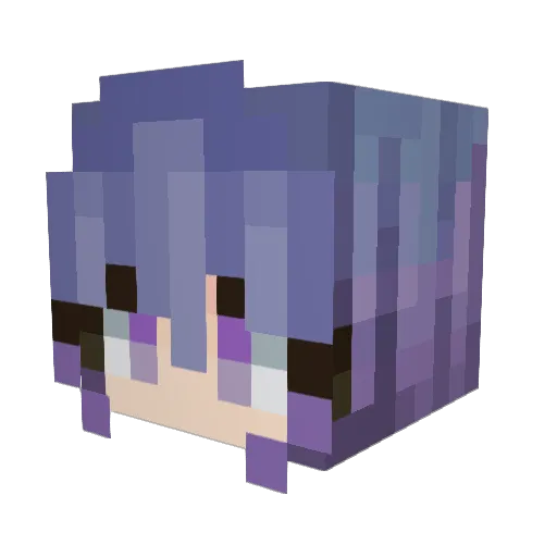 Love_Kitty_Kat Minecraft avatar head, 3D render