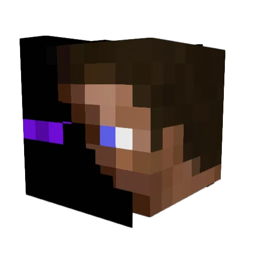 Love_Lights Minecraft avatar head, 3D render