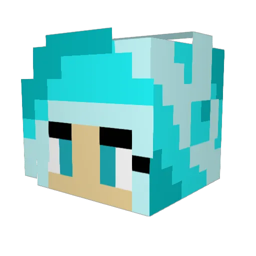 Love_Rico Minecraft avatar head, 3D render