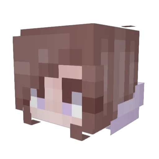 Loveland_Frog Minecraft avatar head, 3D render