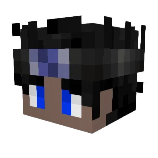 Lovelexus78 Minecraft avatar head, 3D render