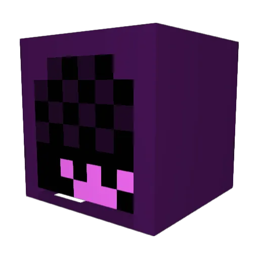 LovelyLadyGrim Minecraft avatar head, 3D render