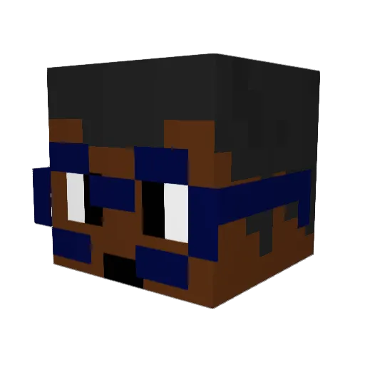 LovelyMister_Joe Minecraft avatar head, 3D render