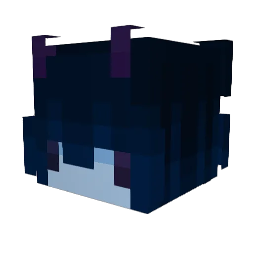 Lovely_Kitty_ Minecraft avatar head, 3D render
