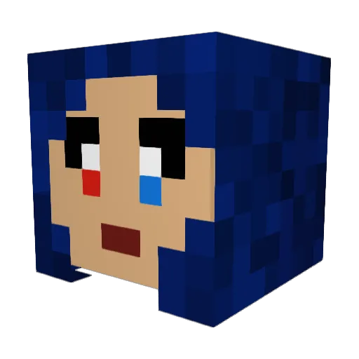Lovely_VIP Minecraft avatar head, 3D render