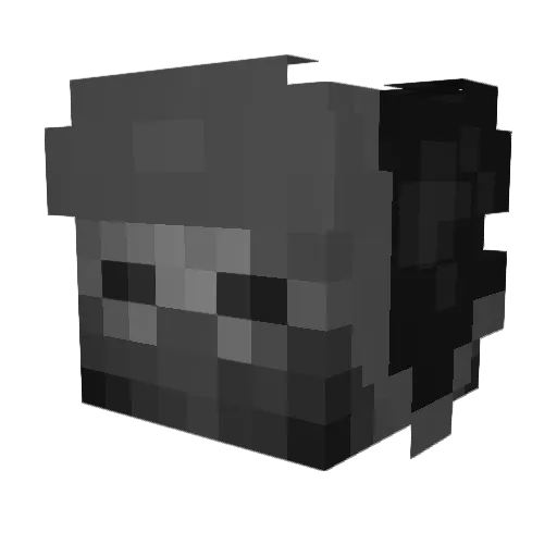 Loverofchrist33 Minecraft avatar head, 3D render
