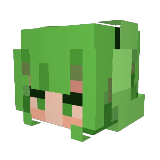 LovesChels Minecraft avatar head, 3D render