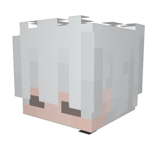 Loves_Anime Minecraft avatar head, 3D render