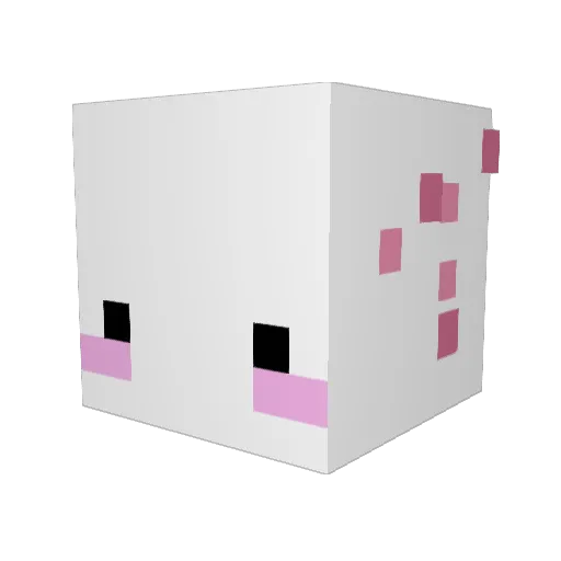 Lovi973 Minecraft avatar head, 3D render