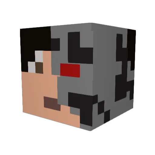 Lovi_123 Minecraft avatar head, 3D render