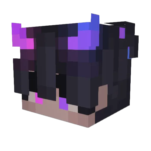 LovingIsHard Minecraft avatar head, 3D render