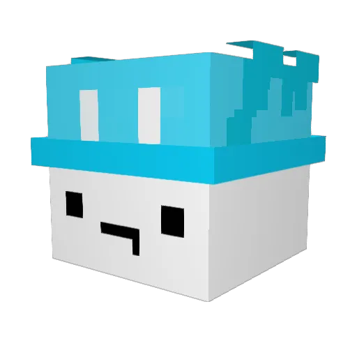 Loving_Allay Minecraft avatar head, 3D render