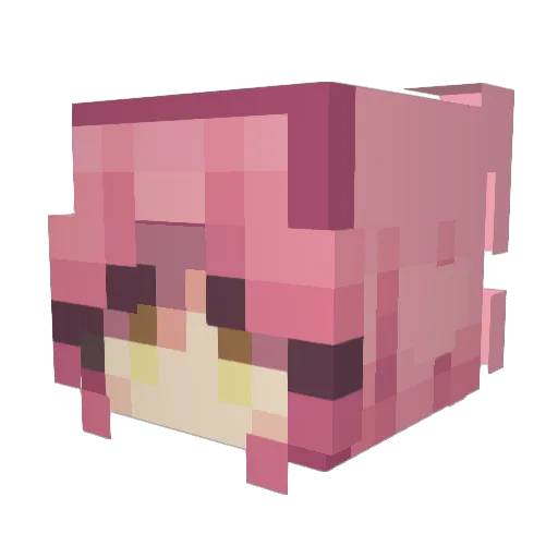 Lovis101003 Minecraft avatar head, 3D render