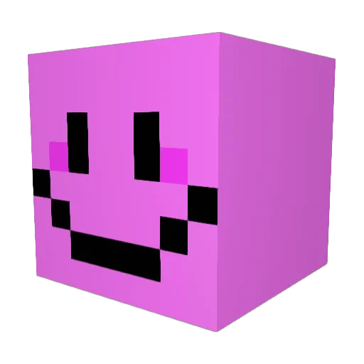 Lovity_2 Minecraft avatar head, 3D render