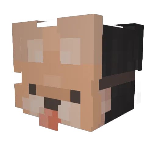 LowBobKevin Minecraft avatar head, 3D render