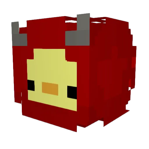 LowIQNick Minecraft avatar head, 3D render