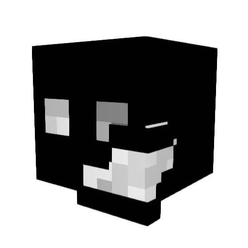 LowLife6969 Minecraft avatar head, 3D render
