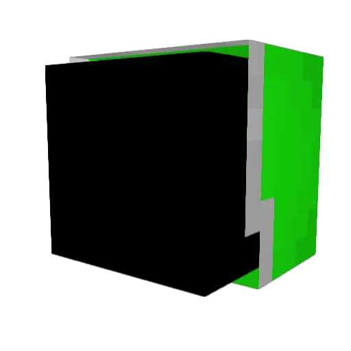 LowPapers Minecraft avatar head, 3D render
