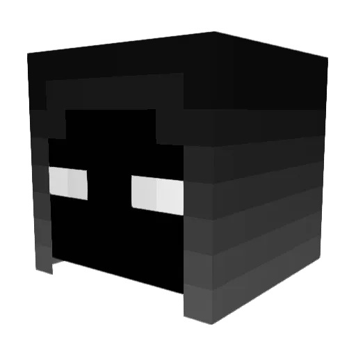 LowWisdom Minecraft avatar head, 3D render