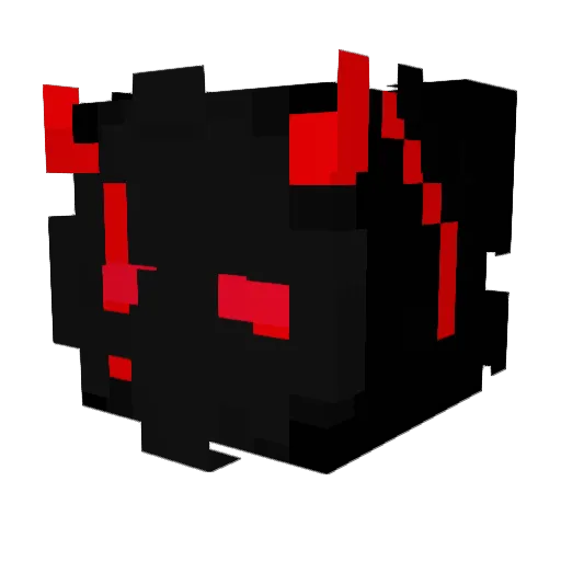 Lowbizz Minecraft avatar head, 3D render