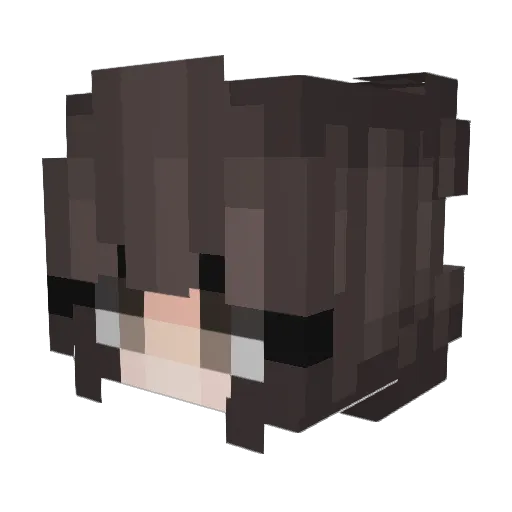 LowelanZ Minecraft avatar head, 3D render