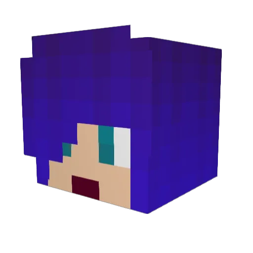 LowenChikapow Minecraft avatar head, 3D render