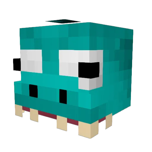Lowennnnnn Minecraft avatar head, 3D render
