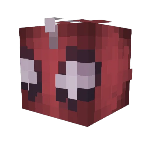 Lowkens Minecraft avatar head, 3D render