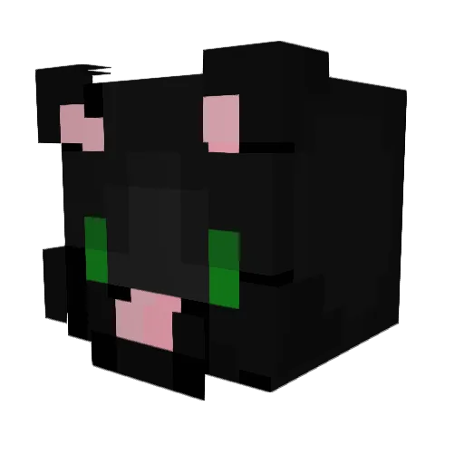 LowkeyDiabetes Minecraft avatar head, 3D render