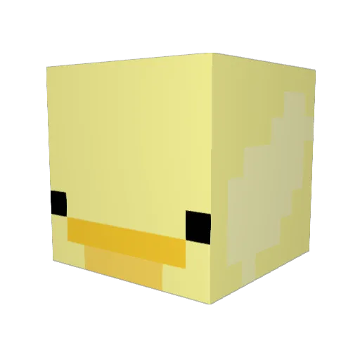 Lowki3 Minecraft avatar head, 3D render