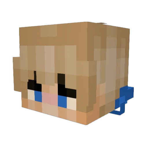 LowskillTobias Minecraft avatar head, 3D render