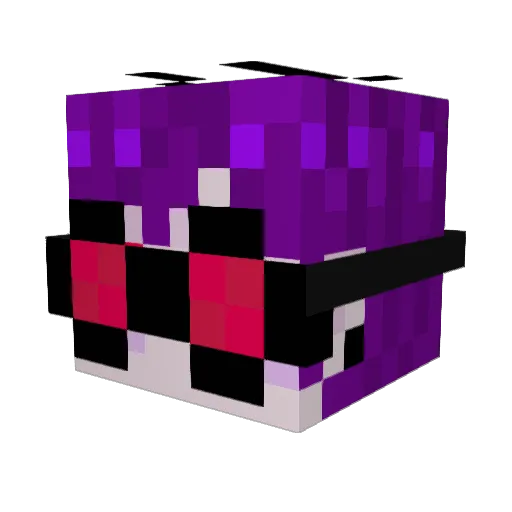 LoxTheGreat Minecraft avatar head, 3D render