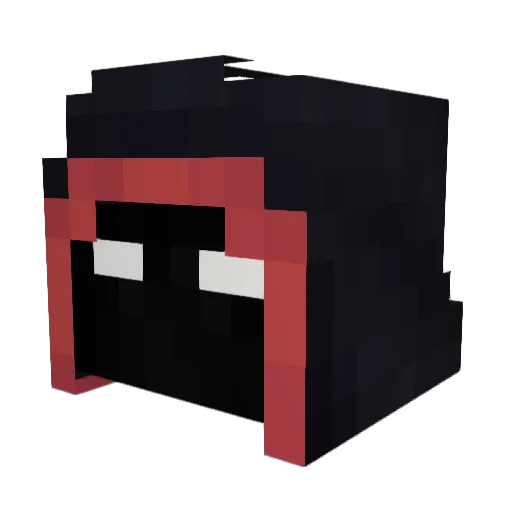 Loxotic_ Minecraft avatar head, 3D render