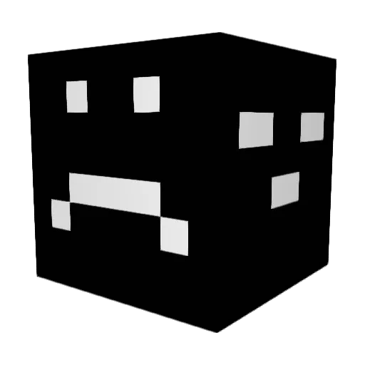 Loxxis Minecraft avatar head, 3D render