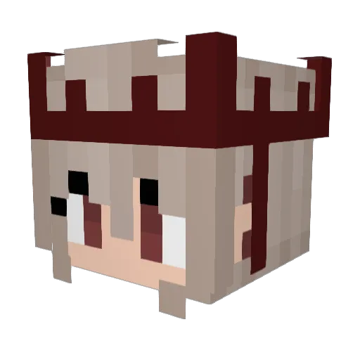 Loyal_Crosny Minecraft avatar head, 3D render