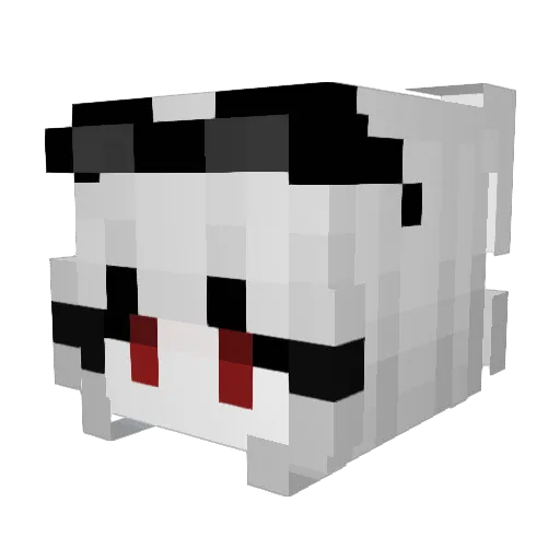 Loyalt_ Minecraft avatar head, 3D render