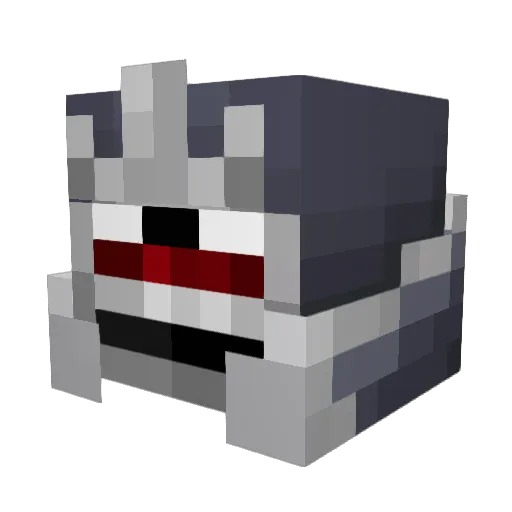 LoyaltyADN Minecraft avatar head, 3D render