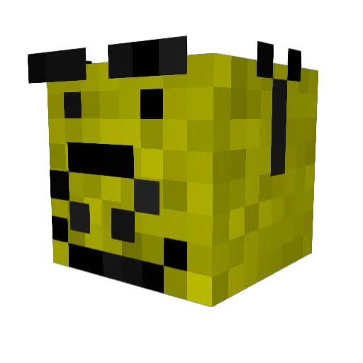 Loydii Minecraft avatar head, 3D render
