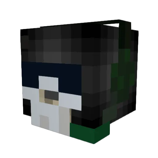 Loyola22 Minecraft avatar head, 3D render